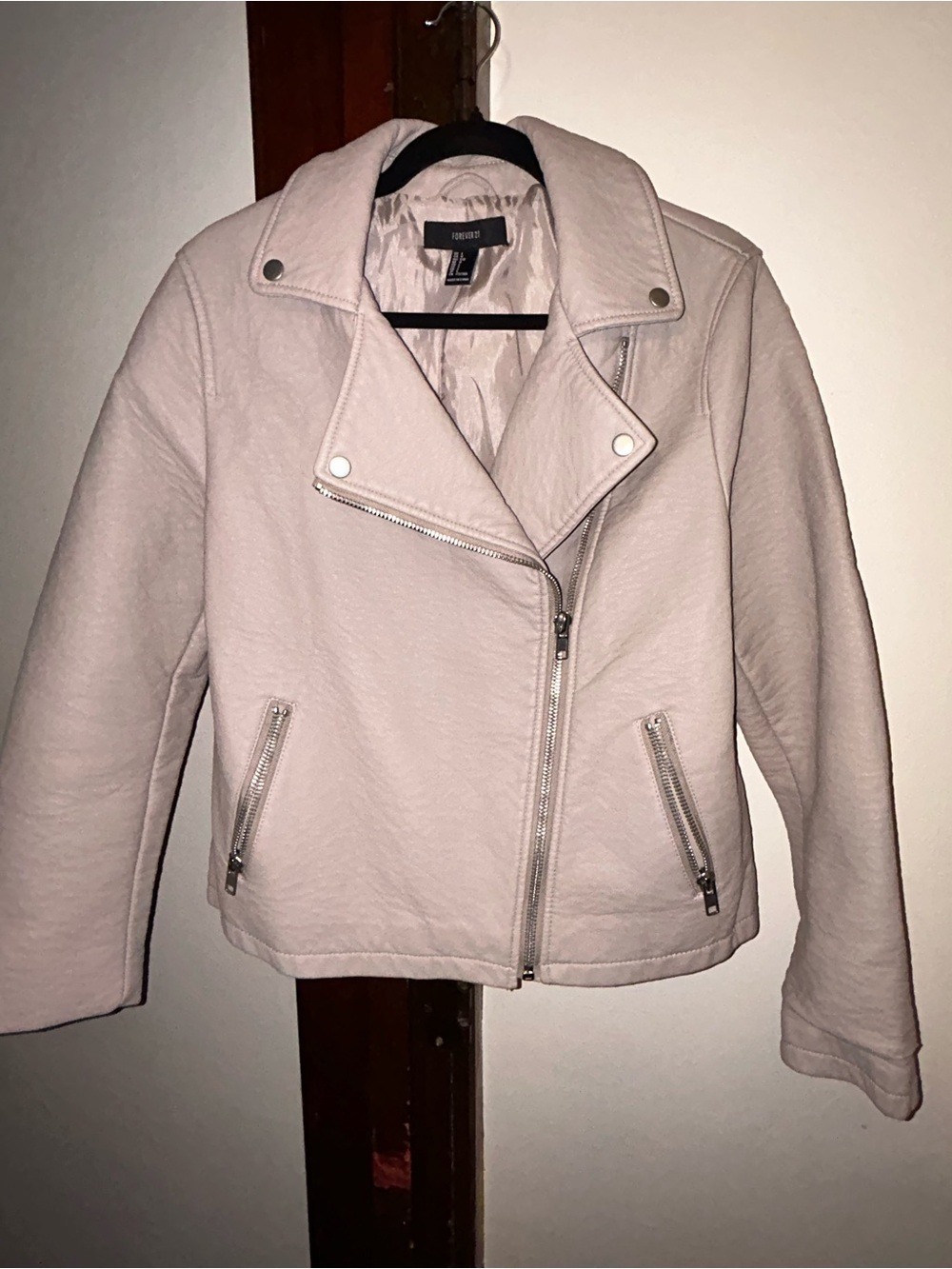 Forever 21 Faux Leather Moto Jacket
